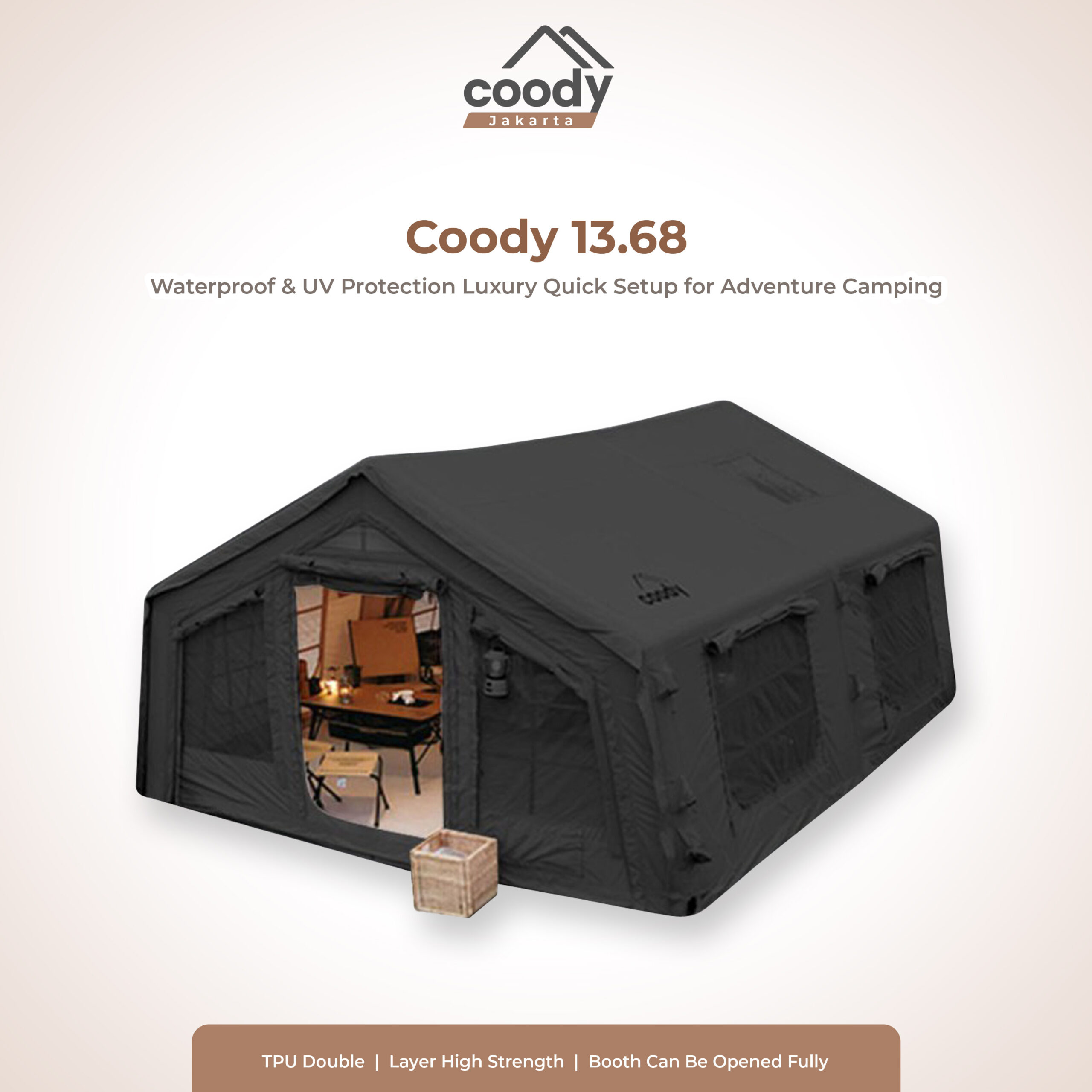 COODY 13 68 Pro Canopy Black