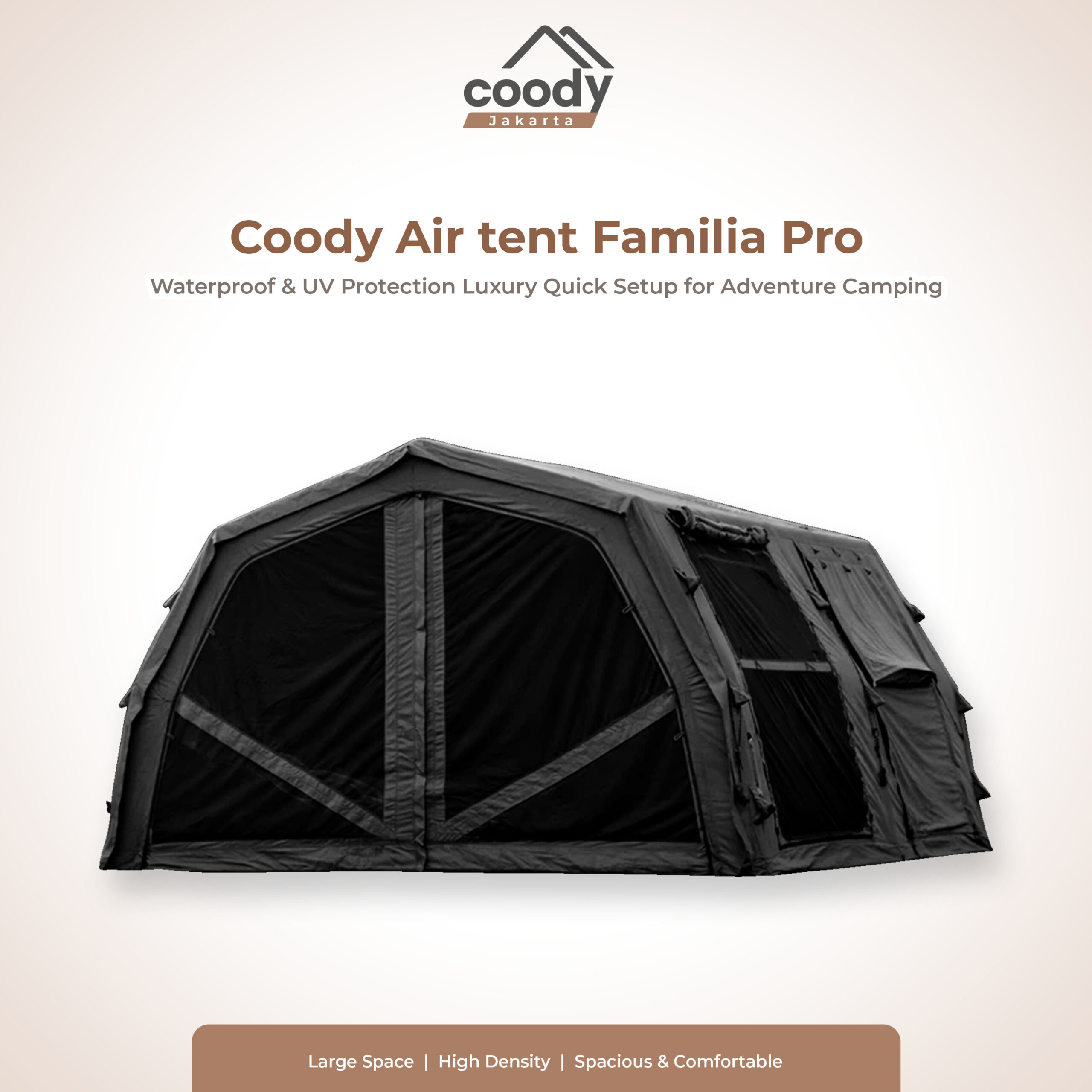 Coody Air tent Familia Pro - Black