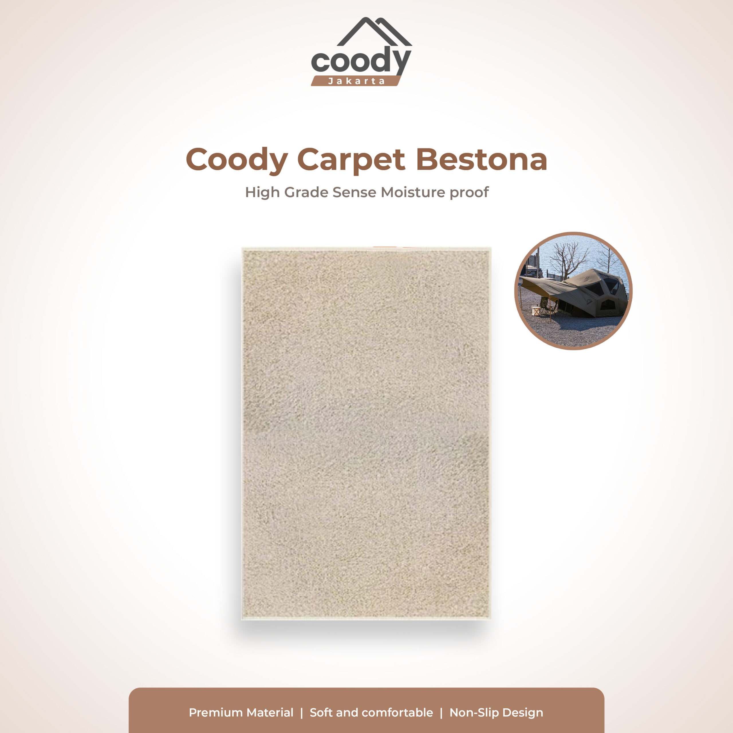 Coody Carpet Bestona - Beige
