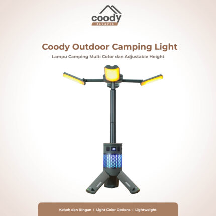 Coody Outdoor Camping Light | Lampu Camping Multifungsi LED dengan Kipas